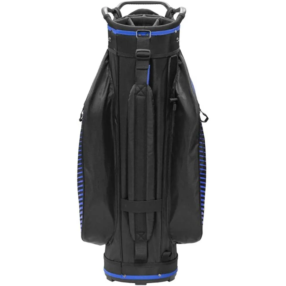 Longridge Deluxe Lite Cart Bag - Black/Charcoal/Blue, Golf club fitting near me, Golf belt with ball marker, Golf practice balls