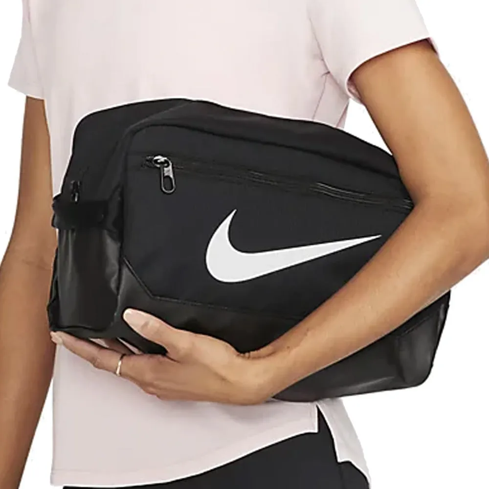 Nike Brasilia 9.5 Training Shoe Bag - Black/White, Golf grip tape