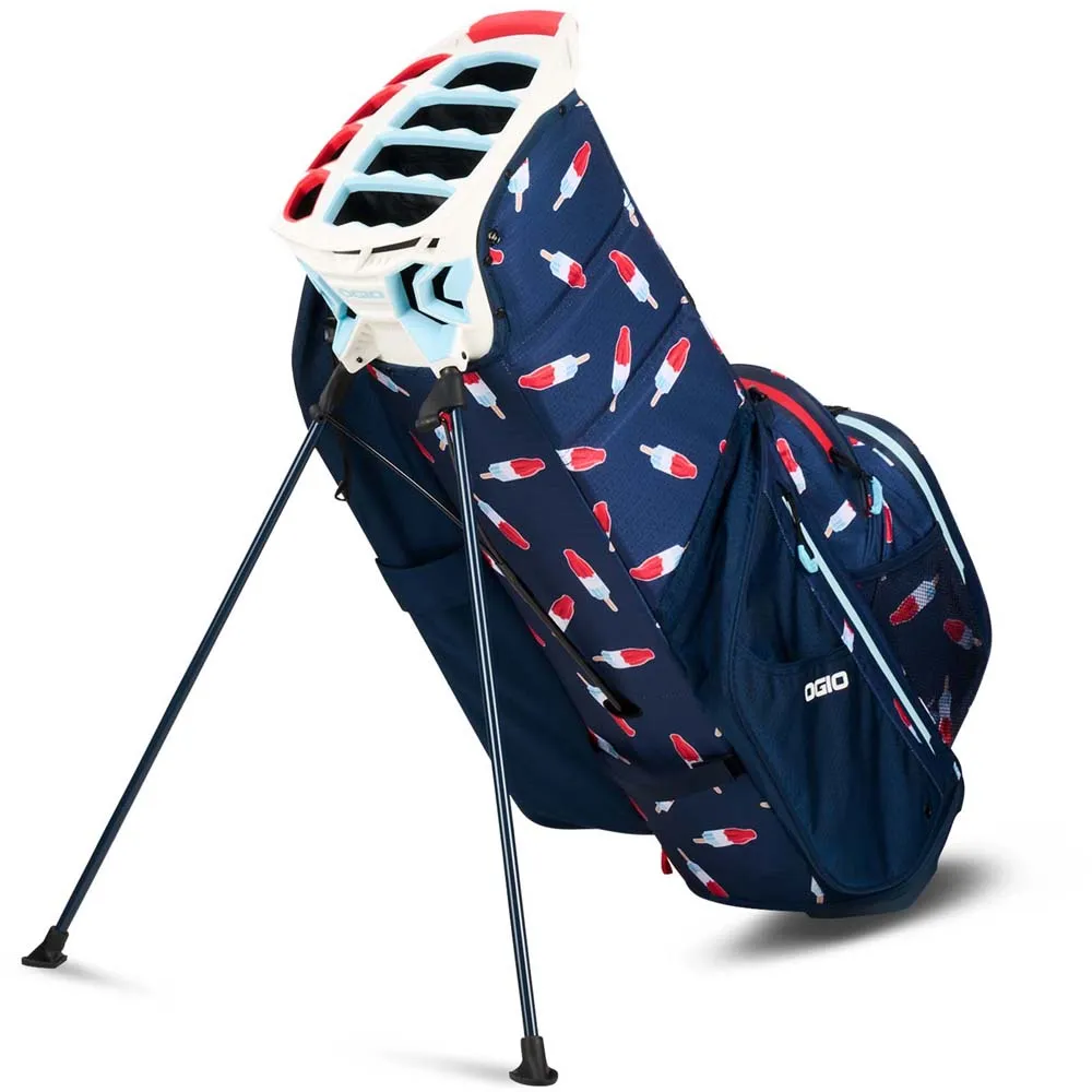 OGIO All Elements Waterproof Stand Bag - Rocket Pop, Golf travel essentials, Golf push cart