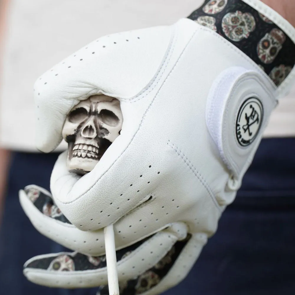 Skins Leather Golf Glove - Dia de los Muertos, Ladies golf clubs, Golf training aid