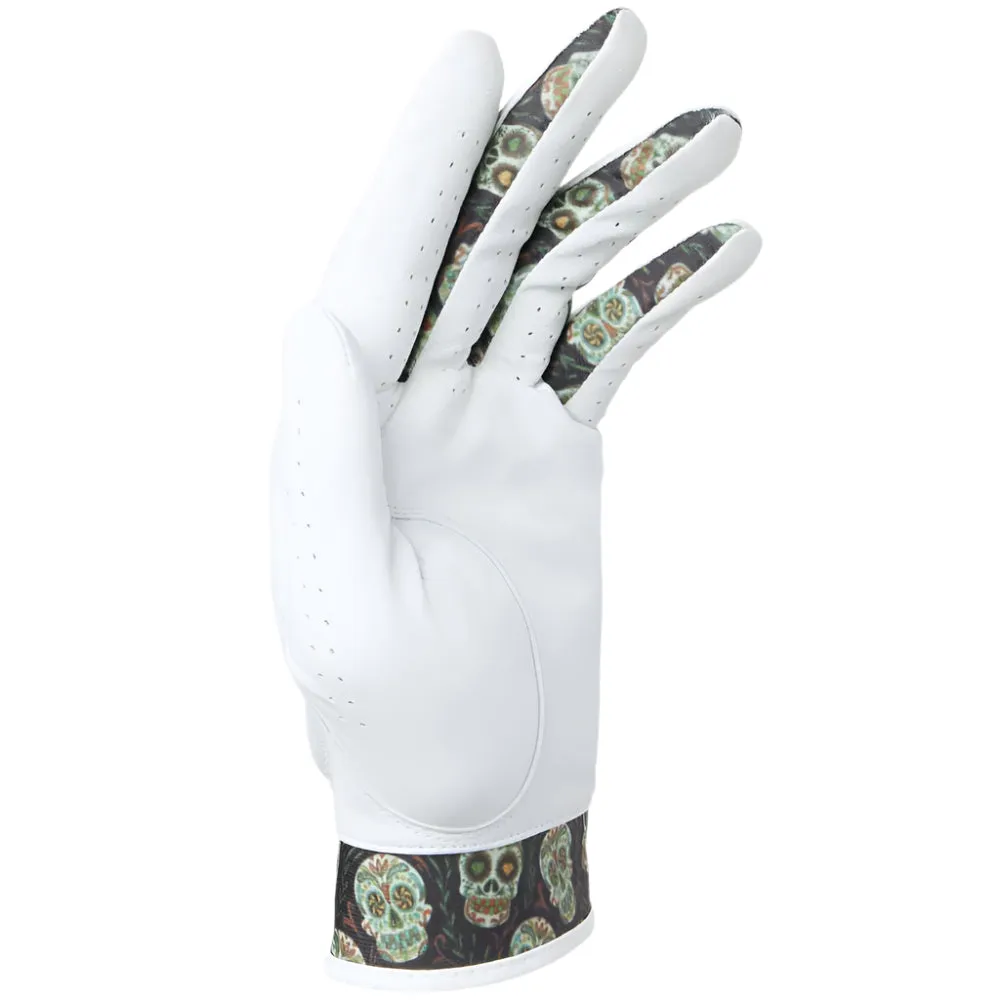 Skins Leather Golf Glove - Dia de los Muertos, Custom golf head covers, Personalized golf tees, Golf gear for tall men