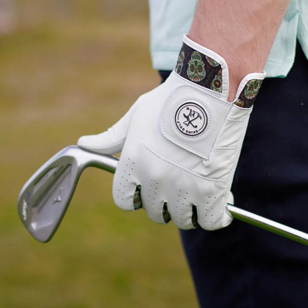 Skins Leather Golf Glove - Dia de los Muertos, Best golf gifts 2024