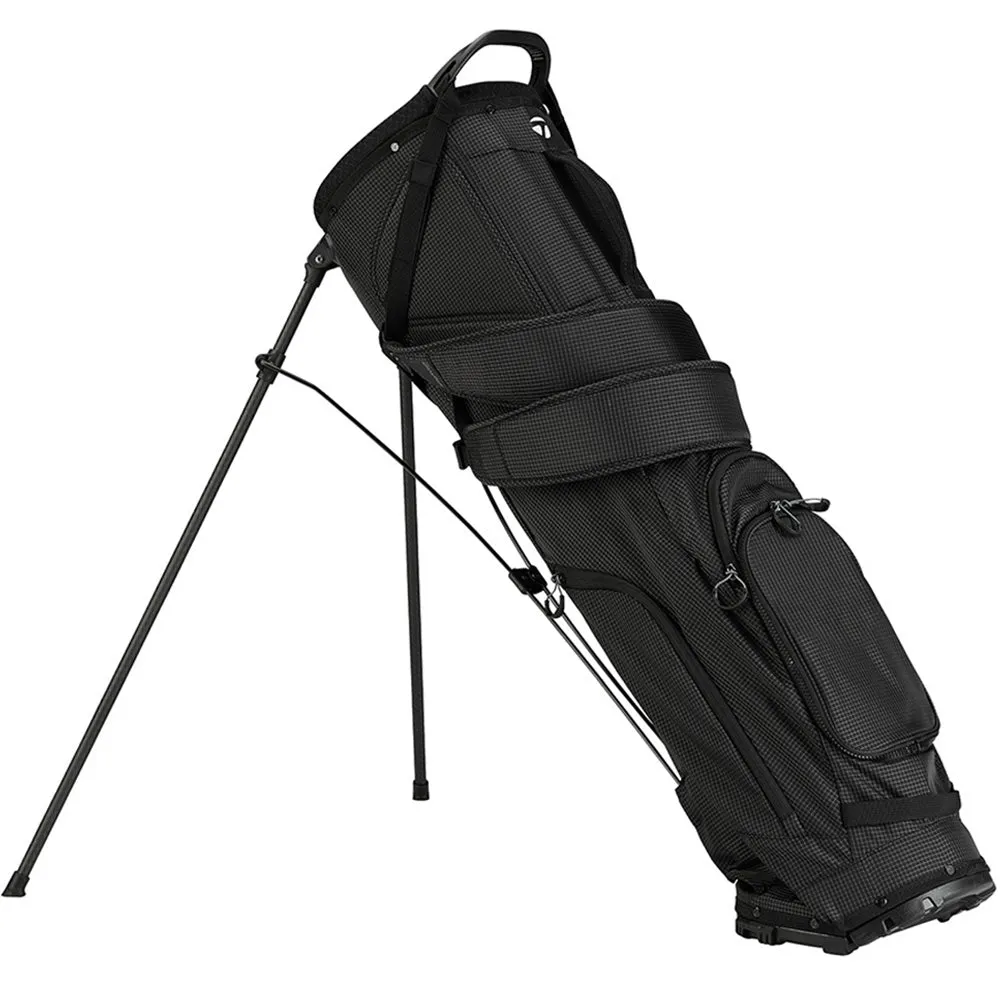 TaylorMade Flextech SuperLite Stand Bag - Black, Sustainable golf clothing, Golf gift for men