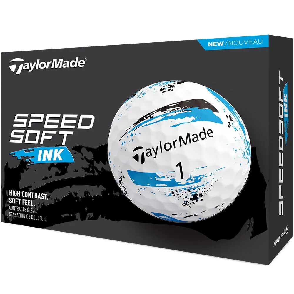 TaylorMade SpeedSoft Golf Balls - Ink Blue - 12 Pack, Rain golf gloves, Custom golf head covers