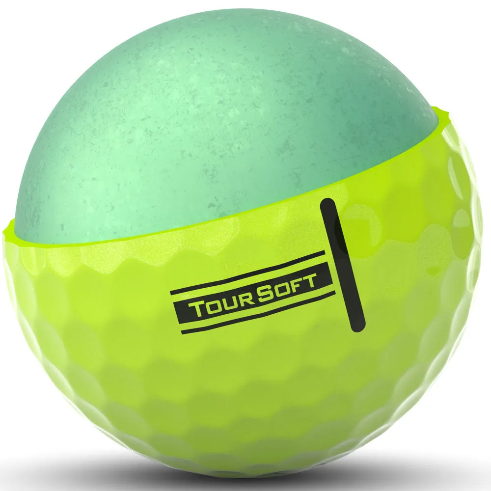 Titleist Tour Soft Golf Balls - Yellow - Double Dozen, Top-rated golf rangefinders 2024, TaylorMade Stealth driver, Golf mat for home