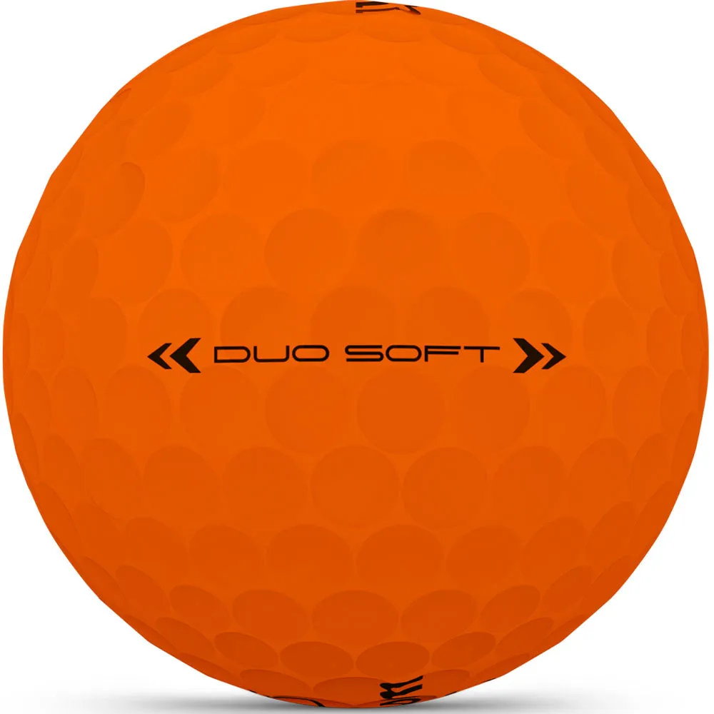 Wilson Staff Duo Soft Golf Balls - Orange - 12 Pack, Indoor golf putting green, Golf grip tape