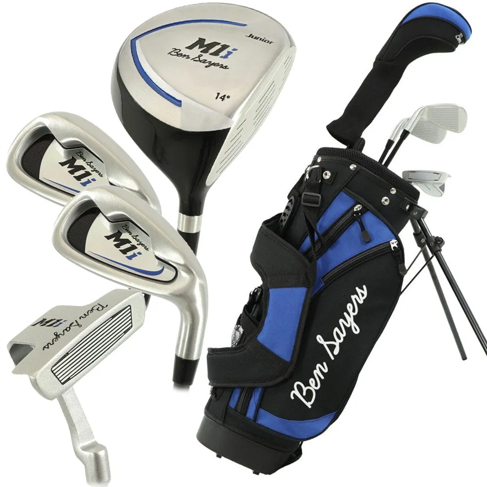 Trending Choice Ben Sayers M1i Junior 5-Piece Stand Bag Package Set - Black/Blue Editor's Choice, Men's golf polo shirts, XXL golf gloves