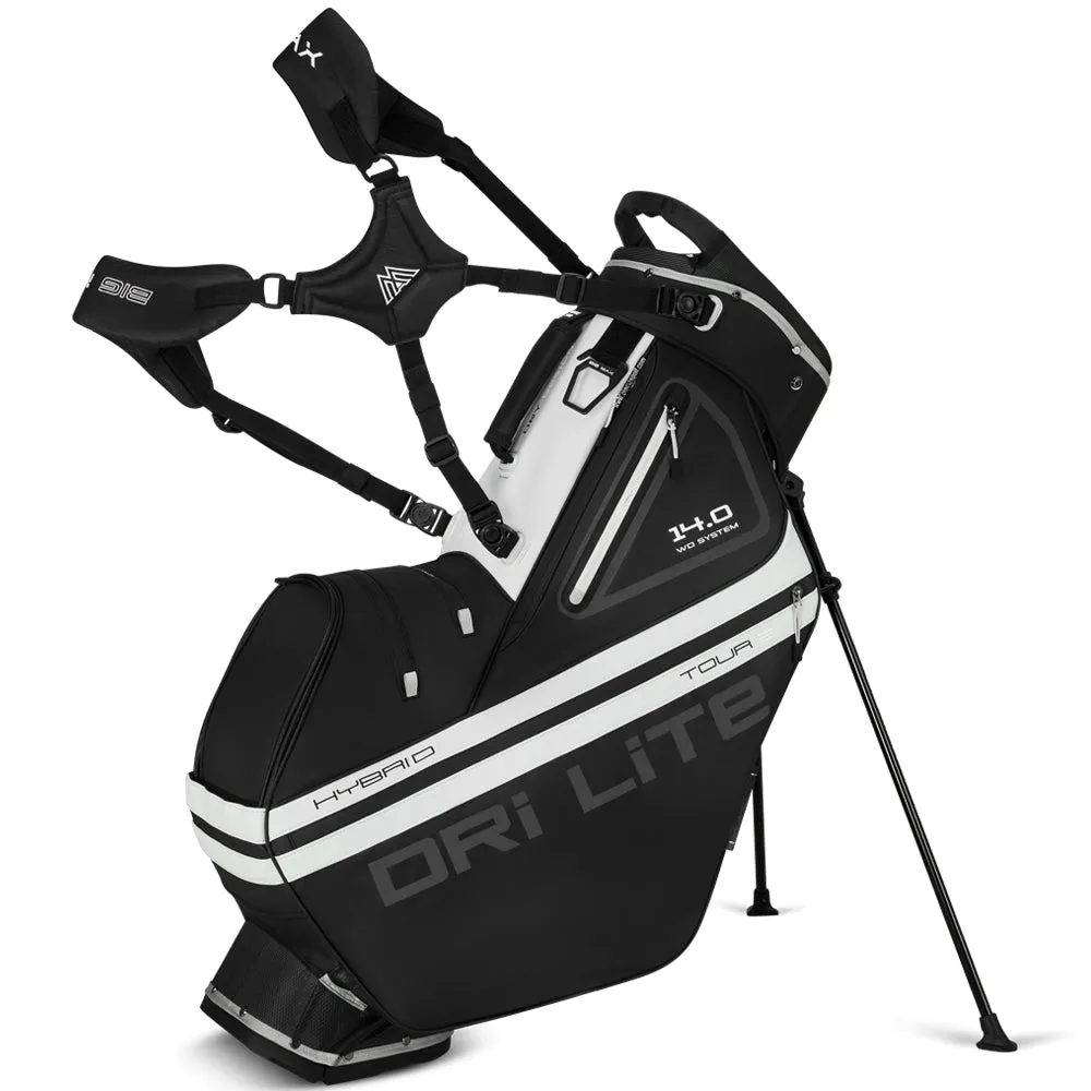 Trending Choice Big Max Dri Lite Hybrid Tour 2 Stand/Cart Bag - Black/Off White Cant-Miss, Golf gift for men, UV protection golf hat, Personalized golf bag