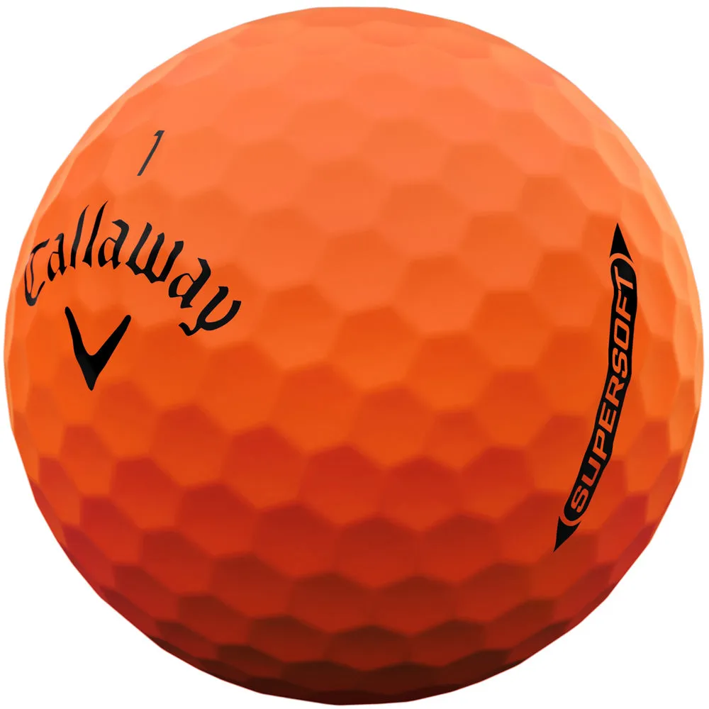 Callaway Supersoft Golf Balls - Matte Orange - 12 Pack, Women's golf skirts, Spikeless golf shoes, SPF 50 golf shirts