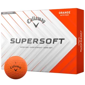 Trending Choice Callaway Supersoft Golf Balls - Matte Orange - 12 Pack The Choice is Clear, Low compression golf balls, Clearance golf clubs, Golf stand bag