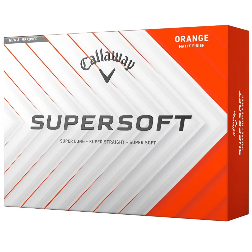 Callaway Supersoft Golf Balls - Matte Orange - 12 Pack, Golf putter for beginners, Forged vs cast irons