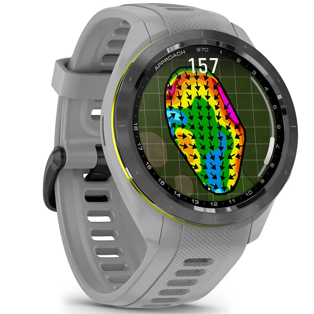 Garmin Approach S70 Golf GPS Smart Watch - Grey, Golf accessories for women, Golf elbow brace