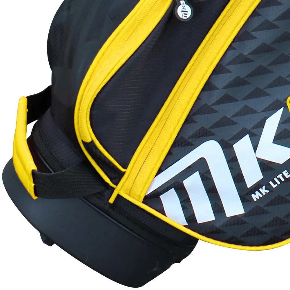 Masters MK Lite Junior Stand Bag - Yellow, Golf elbow brace, Rain golf gloves, Golf rule book 2024