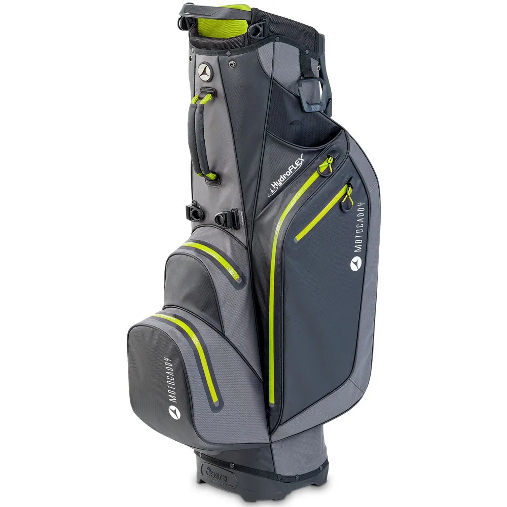 Motocaddy Hydroflex Waterproof Stand Bag - Charcoal/Lime, Team golf uniforms, Golf vest for men