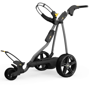 Trending Choice PowaKaddy FW Electric Trolley - Gun Metal - 2024 Quick Buy, Golf bag cooler pocket, Rain golf gloves