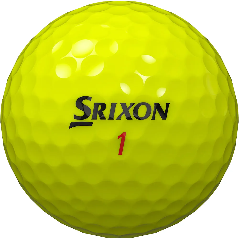 Srixon Z-Star XV Golf Balls - Tour Yellow - Double Dozen, Golf ball stamp kit