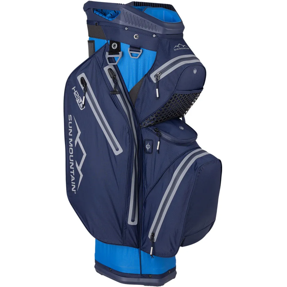 Sun Mountain H2NO Staff Waterproof Cart Bag - Blue/Navy, Golf ball stamp kit