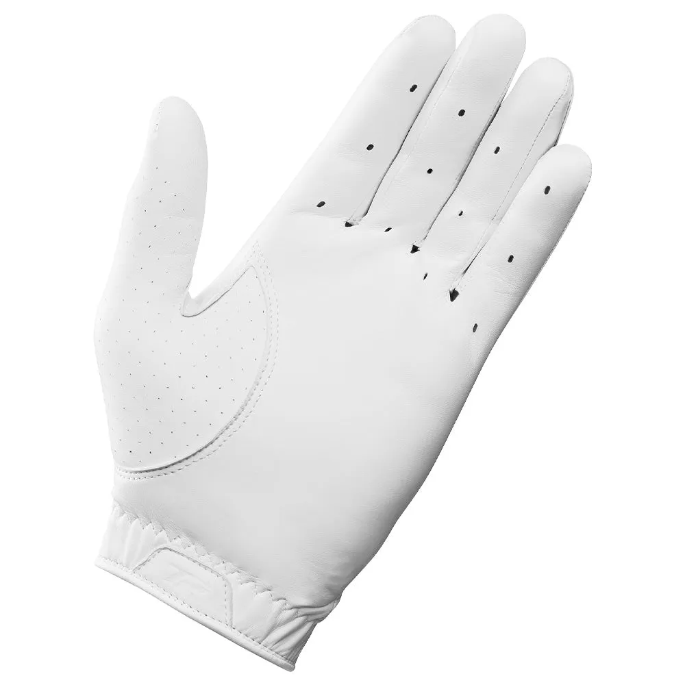 TaylorMade Tour Preferred Leather Glove - White, Adjustable golf driver, Breathable golf pants