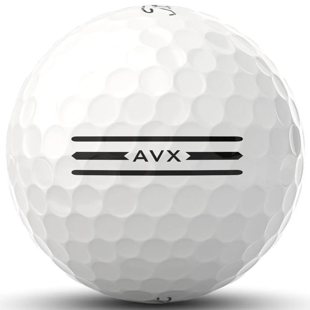 Titleist AVX Golf Balls - White - 3-Ball Sleeve, Golf belt with ball marker, FootJoy golf shoes