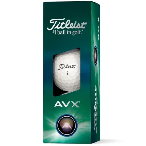 Trending Choice Titleist AVX Golf Balls - White - 3-Ball Sleeve Most Wanted, Golf chipping net