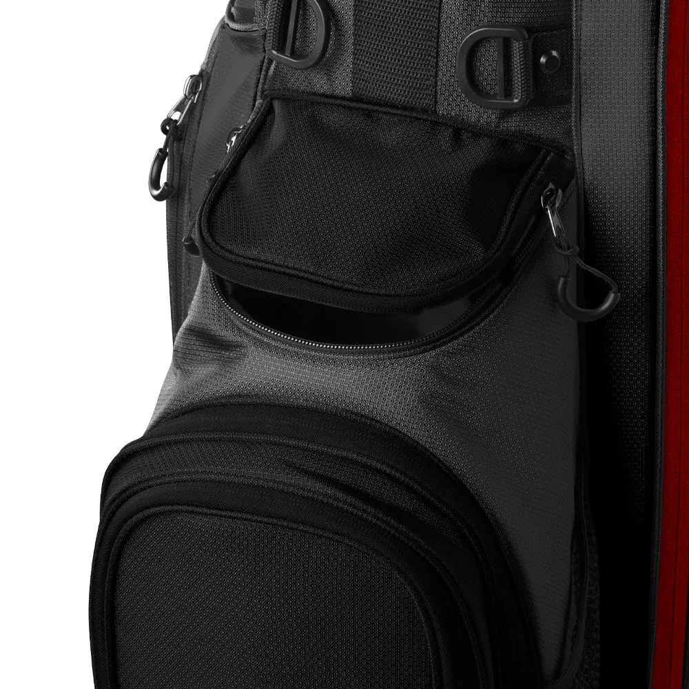 Wilson Feather Stand Bag - Black/Grey/Red, Golf gear for tall men