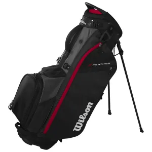 Trending Choice Wilson Feather Stand Bag - Black/Grey/Red Quick Buy, Yellow golf balls