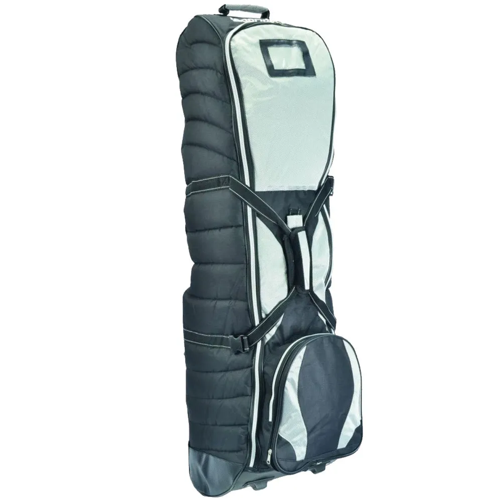 Trending Now Longridge Tour Deluxe Roller Wheel Travel Cover - Silver Great Value, Indoor golf putting green, Fingerless golf gloves