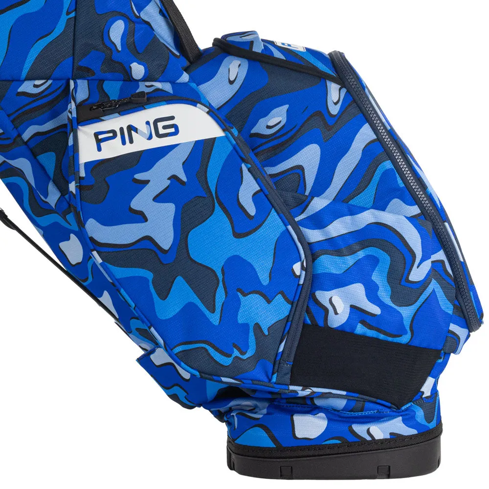 Ping Hoofer 231 Stand Bag - Blue Topo, Soft feel golf balls, Fingerless golf gloves