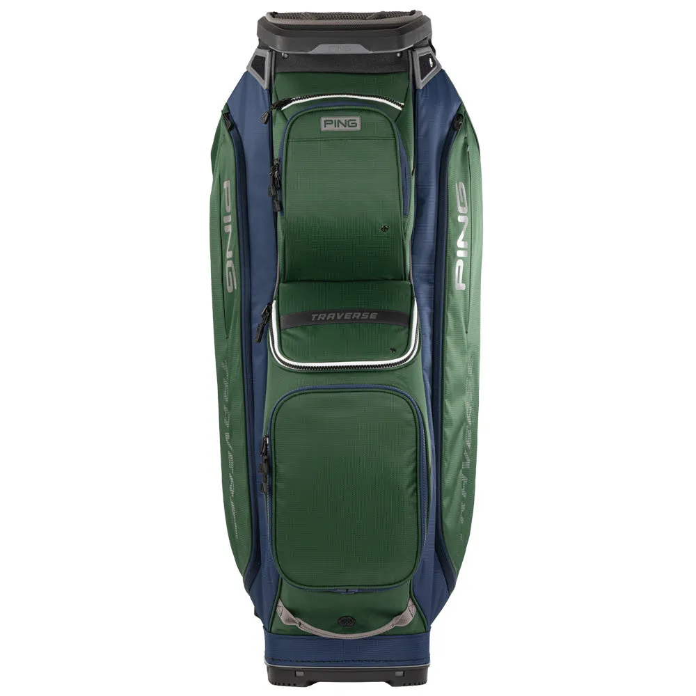 Ping Traverse 244 Cart Bag - Dark Green/Grey/Navy, Golf tournament gifts