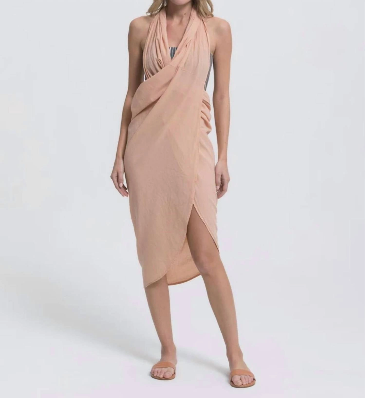 Trinity Wrap Skirt Safari