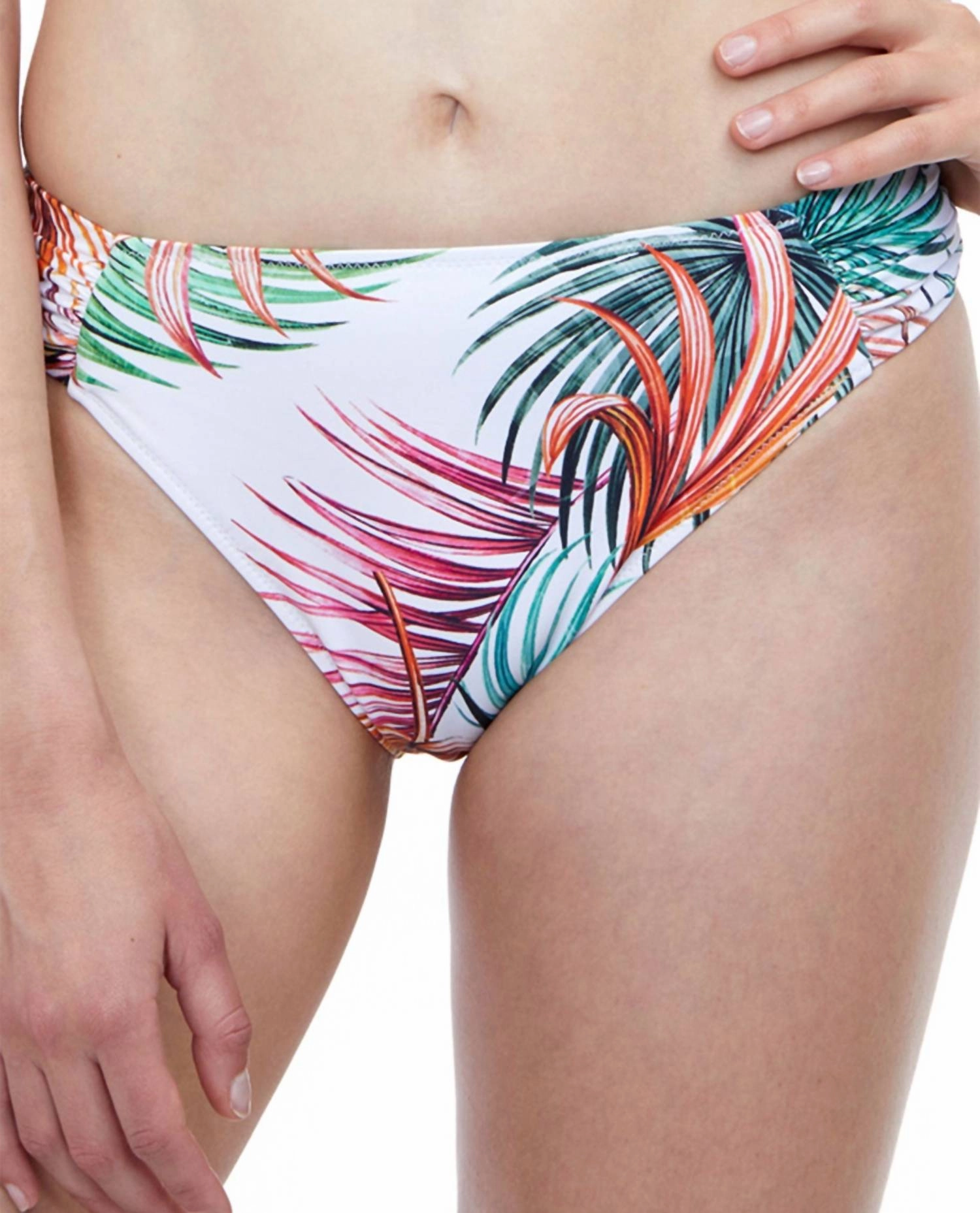 Tropico Side Tab Bikini Bottom In White