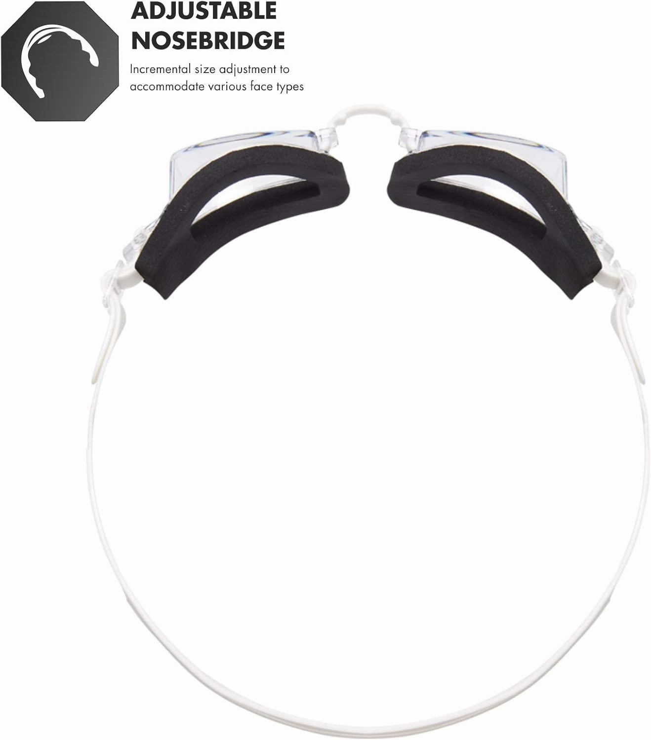 TYR Adult Team Sprint Performance Swim Goggles