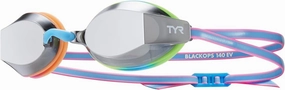 TYR ?Blackops 140 EV Racing Mirrored Swim Goggles Junior Fit