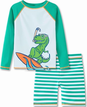UMELOK Boys' Rash Guard Swim Set