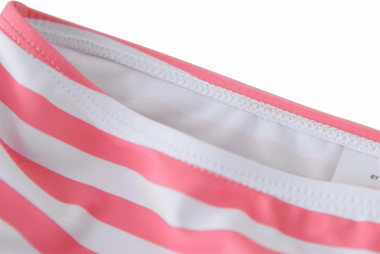 UMELOK Toddler and Little Girls Rash Guard Sets with Bikini Bottoms Swimwear