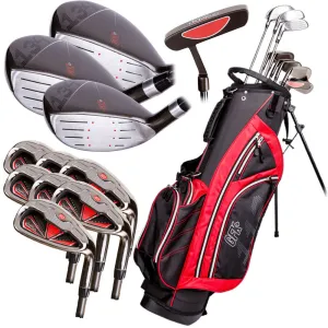 Unbeatable Combo GolPhin GFK  134 Junior - 12-Piece Package Set (Ages 13-14) Newly Launched, Electric golf trolley, Golf cleats replacement, Golf cart bag with 14 dividers