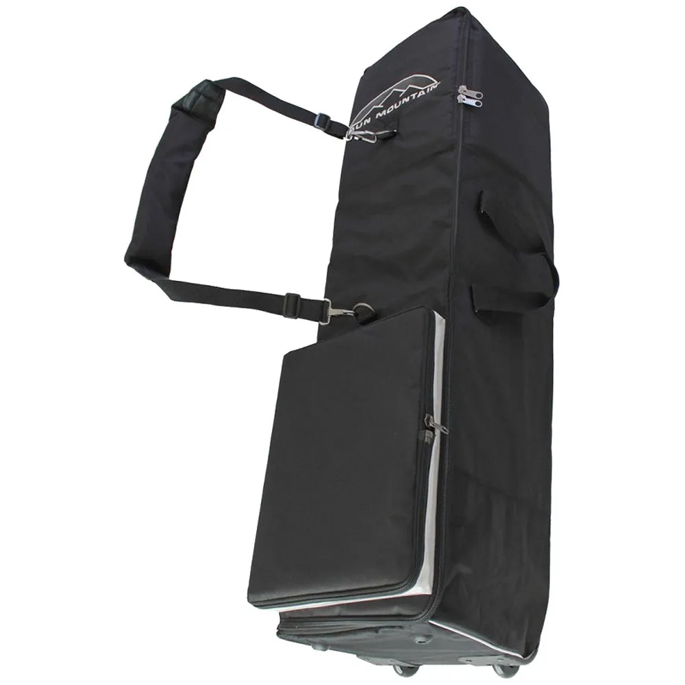 Unbeatable Combo Sun Mountain Travel Lite Bag - Black/Silver Only Today, Used golf clubs near me, Golf club cleaner, Backyard golf setup