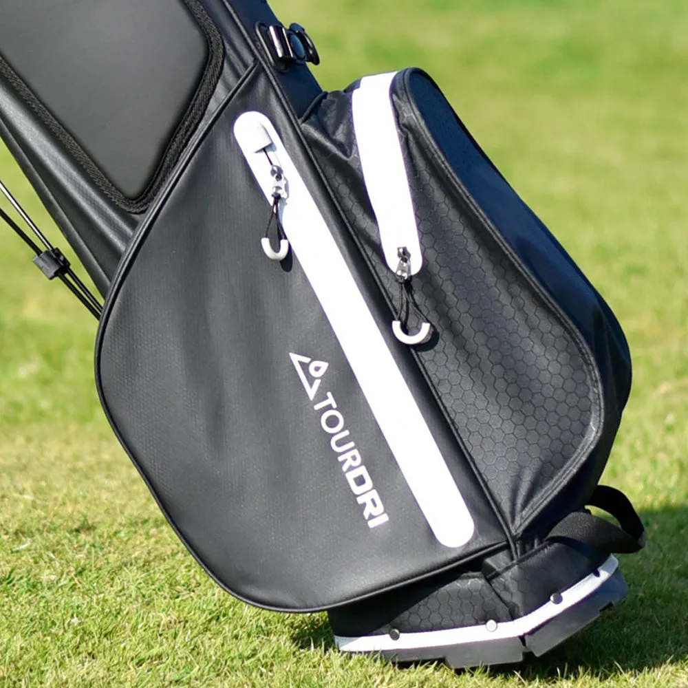 TourDri Waterproof Standbag - Black/Grey, UV protection golf hat, Personalized golf tees