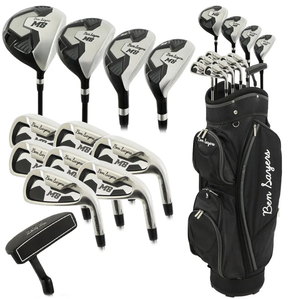 Unlock the Deal Ben Sayers M8 13-Piece Cart Bag Package Set - Black/Grey - Steel Deal of the Day, Golf shaft flex chart, Golf putter for beginners, Best golf gifts 2024