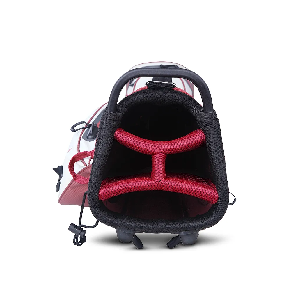 Big Max Aqua Seven G Waterproof Stand Bag - Off White/Merlot, Black Friday golf deals