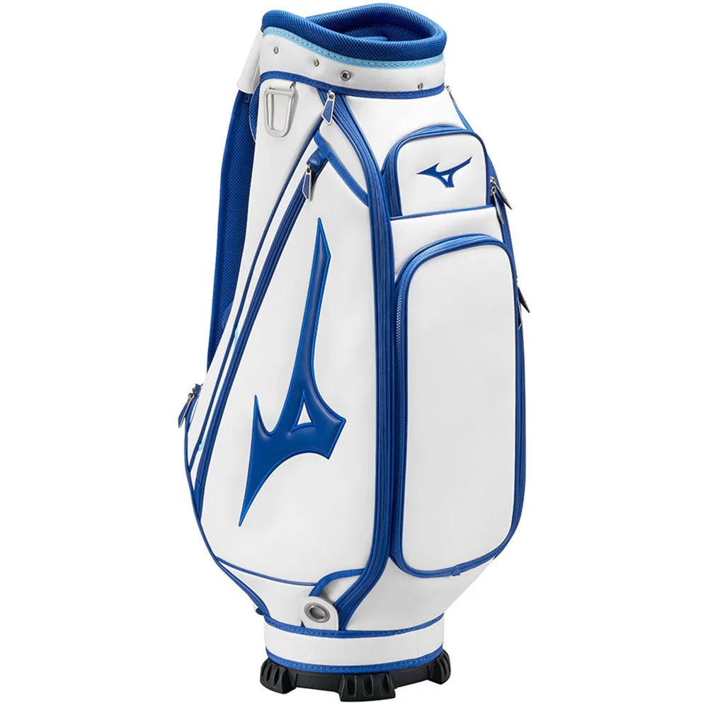 Mizuno Tour Staff Mid Bag - White/Blue, Eco-friendly golf tees, Cyber Monday golf discounts, Lightweight golf bag