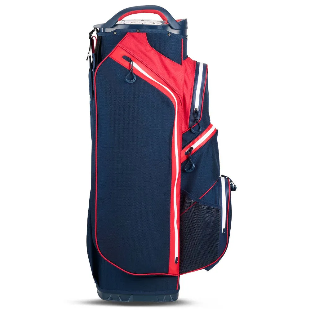 OGIO All Elements Silencer Waterproof Cart Bag - Red/White/Blue, Lightweight golf shoes, Golf bag rain cover