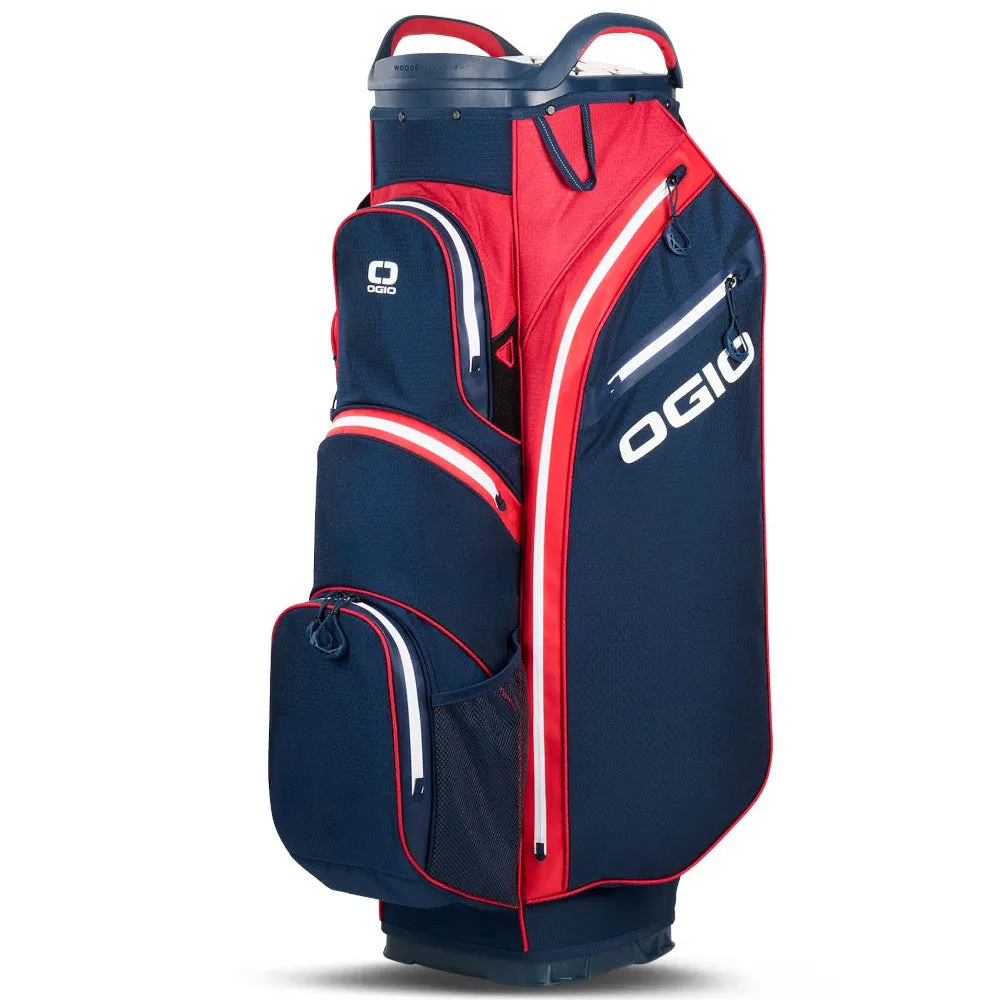 Unlock the Deal OGIO All Elements Silencer Waterproof Cart Bag - Red/White/Blue Dont Miss, Breathable golf pants, Adjustable golf driver, Solar powered golf cart