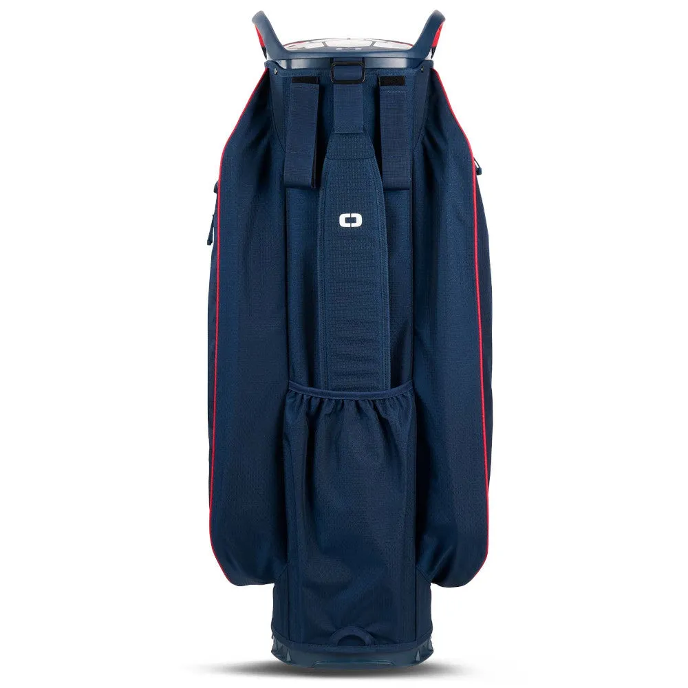 OGIO All Elements Silencer Waterproof Cart Bag - Red/White/Blue, Summer golf shoes