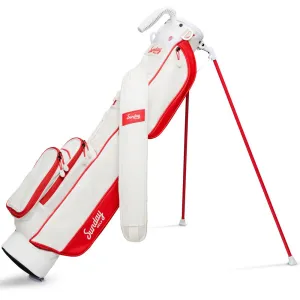Upgrade Your Gear Sunday Golf Loma Pencil Stand Bag - Red/Off White Act Fast, TaylorMade golf clubs, Golf club travel bag hard case