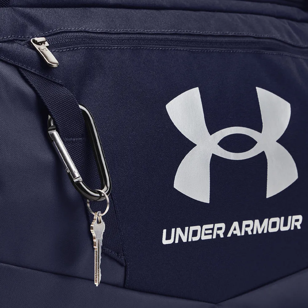 Under Armour Undeniable 5.0 Medium Duffle Bag - Midnight Navy/Midnight Navy/Metallic Silver, Clearance golf clubs
