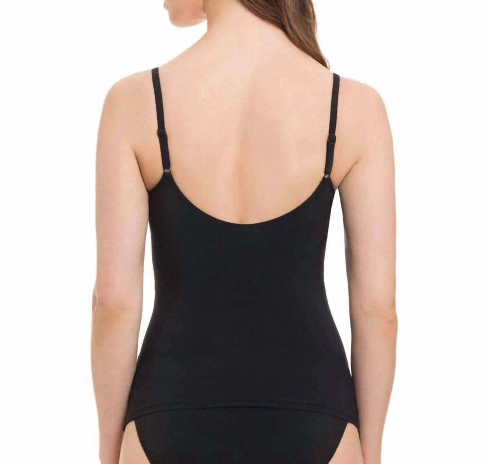 V-Neck Tankini Top In Tutti Frutti Black