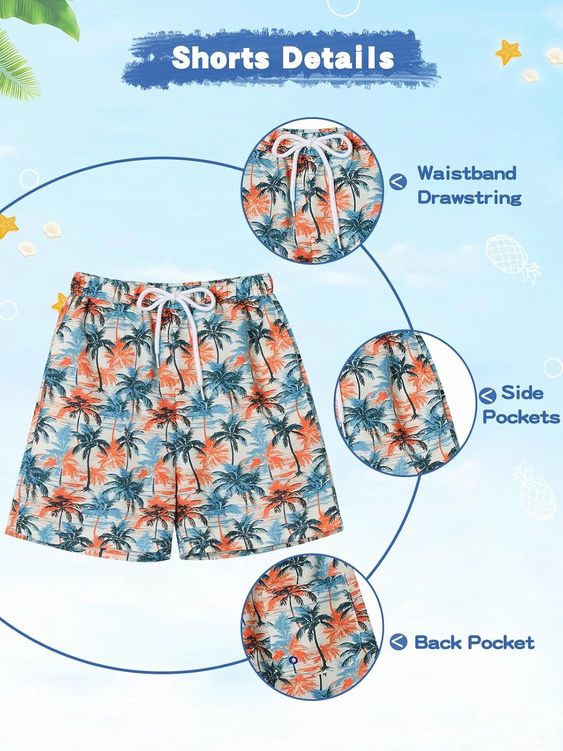 Valcatch Boys Swim Set Long Sleeve Rash Guard 2 Piece UPF 50  Swim Shirt & Trunks with Compression Liner Kids Youth Swimsuits
