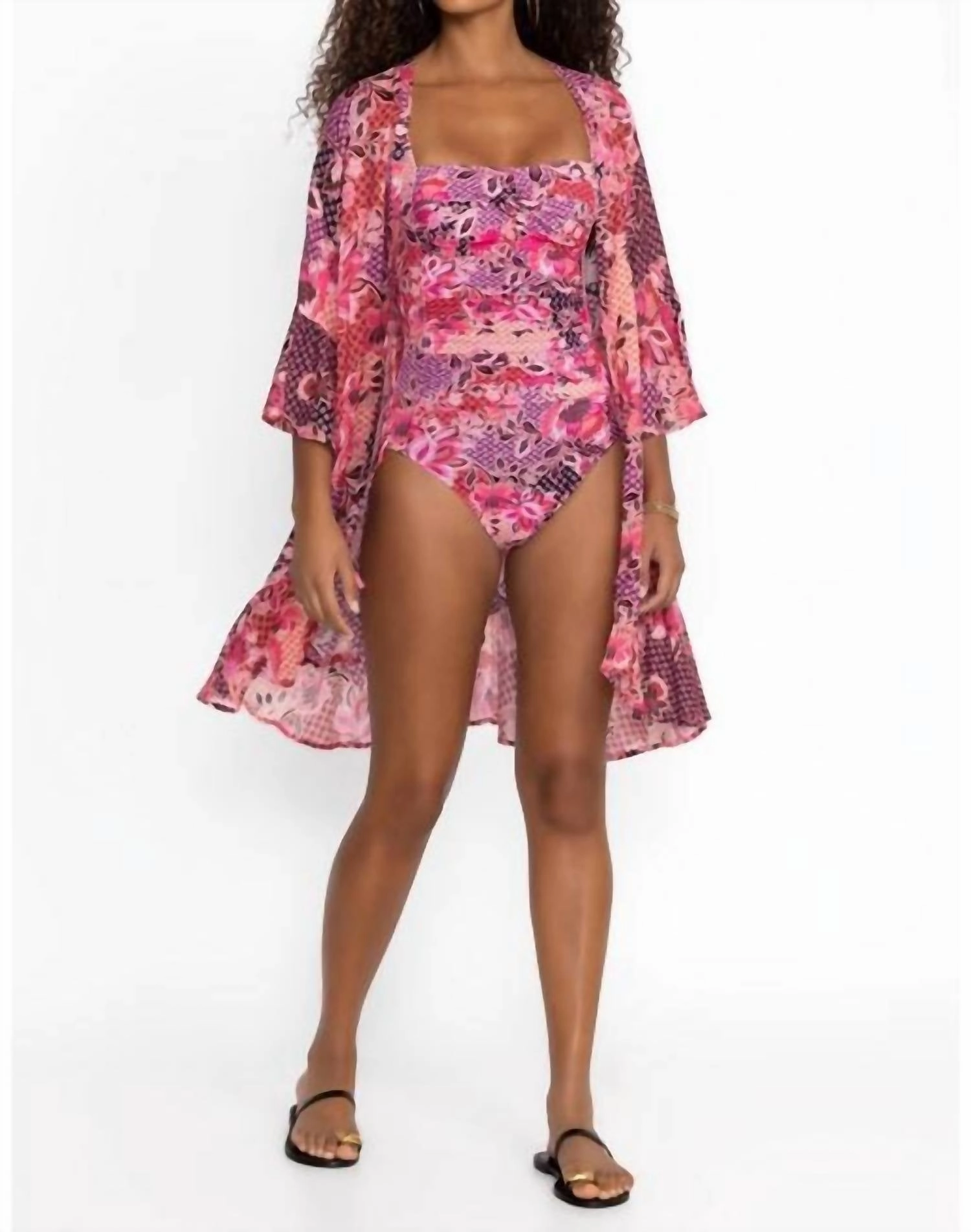 Valennis Ruffle Kimono