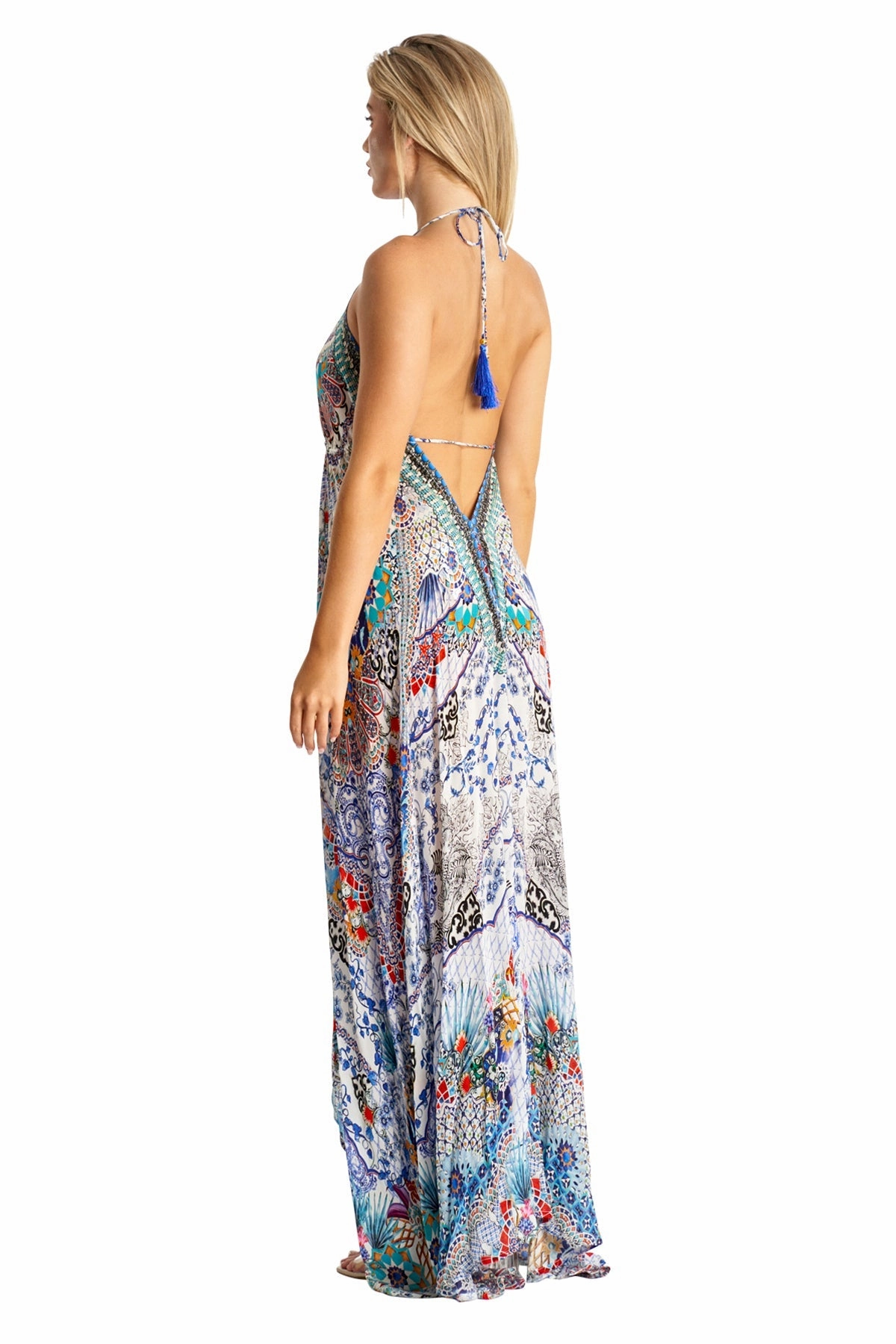 Valentina Halter Maxi Dress